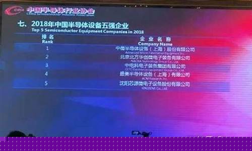 中国半导体设备五强(中国半导体五强企业)_https://www.8918198.com_大商所_第1张