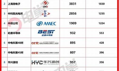 国内半导体设备厂商排名外企(国内半导体设备企业排名)_https://www.8918198.com_上期所_第1张