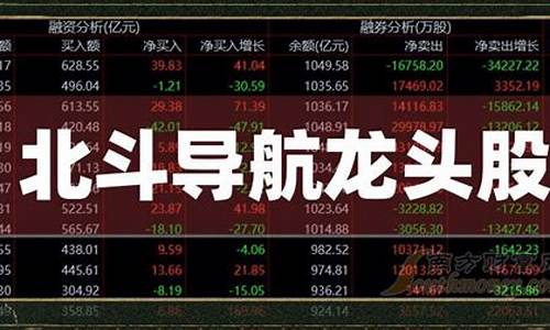 导航股票龙头股(卫星导航概念龙头股)_https://www.8918198.com_上期所_第1张