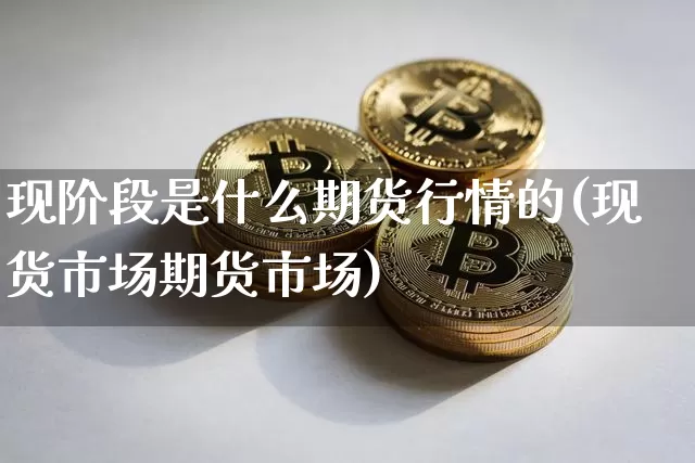现阶段是什么期货行情的(现货市场期货市场)_https://www.8918198.com_中金所_第1张