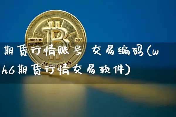 期货行情账号 交易编码(wh6期货行情交易软件)_https://www.8918198.com_广期所_第1张